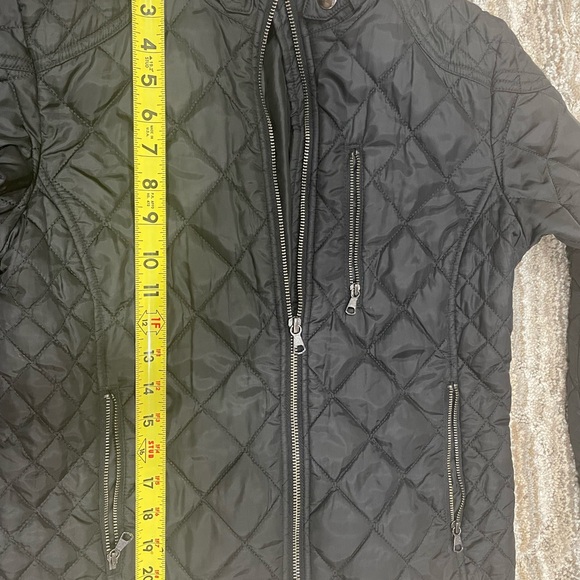 Banana Republic Black Quilted Women's Jacket ~ Size small ~ Full zip - Picture 9 of 9